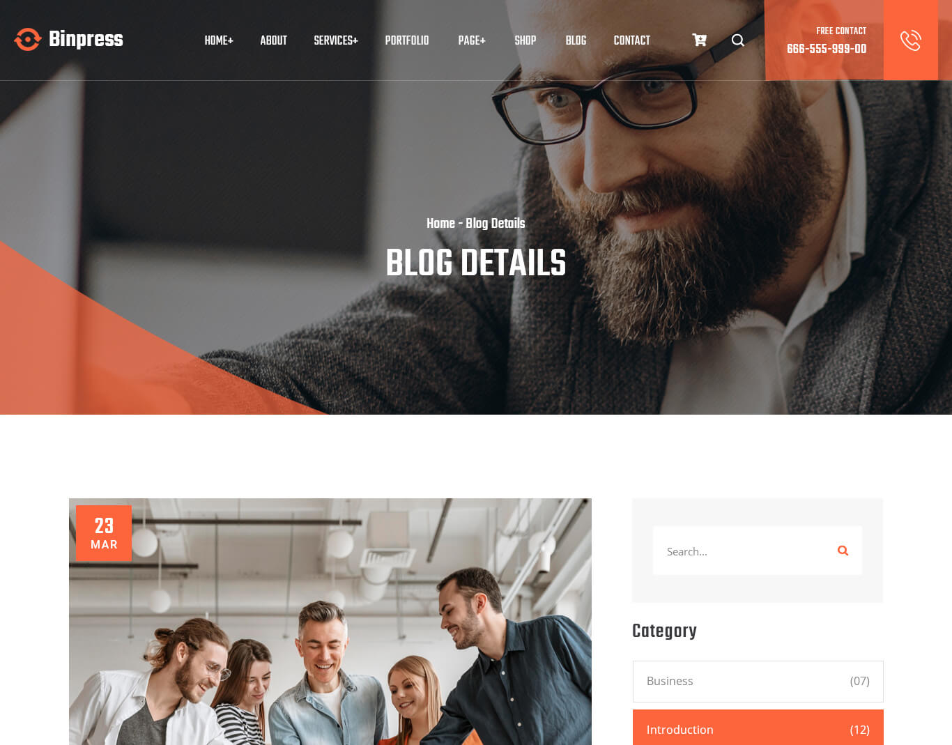 Blog Details Page