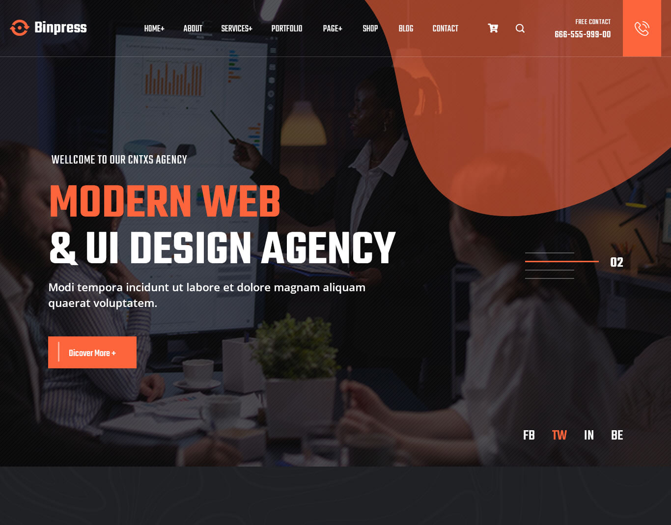 Binpress Home Page