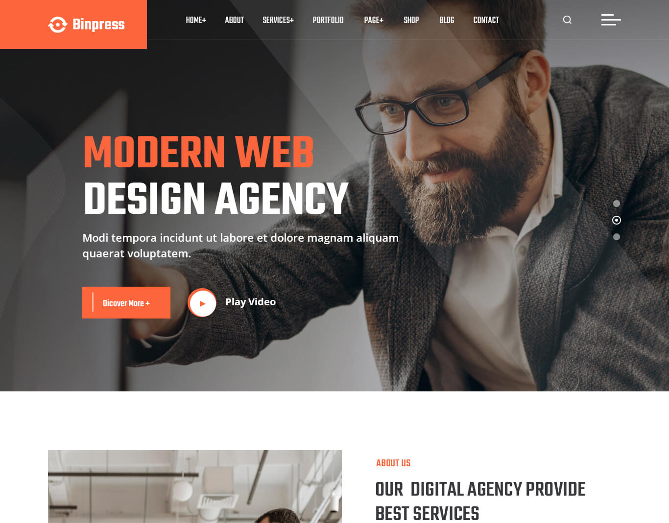 Binpress Home Page
