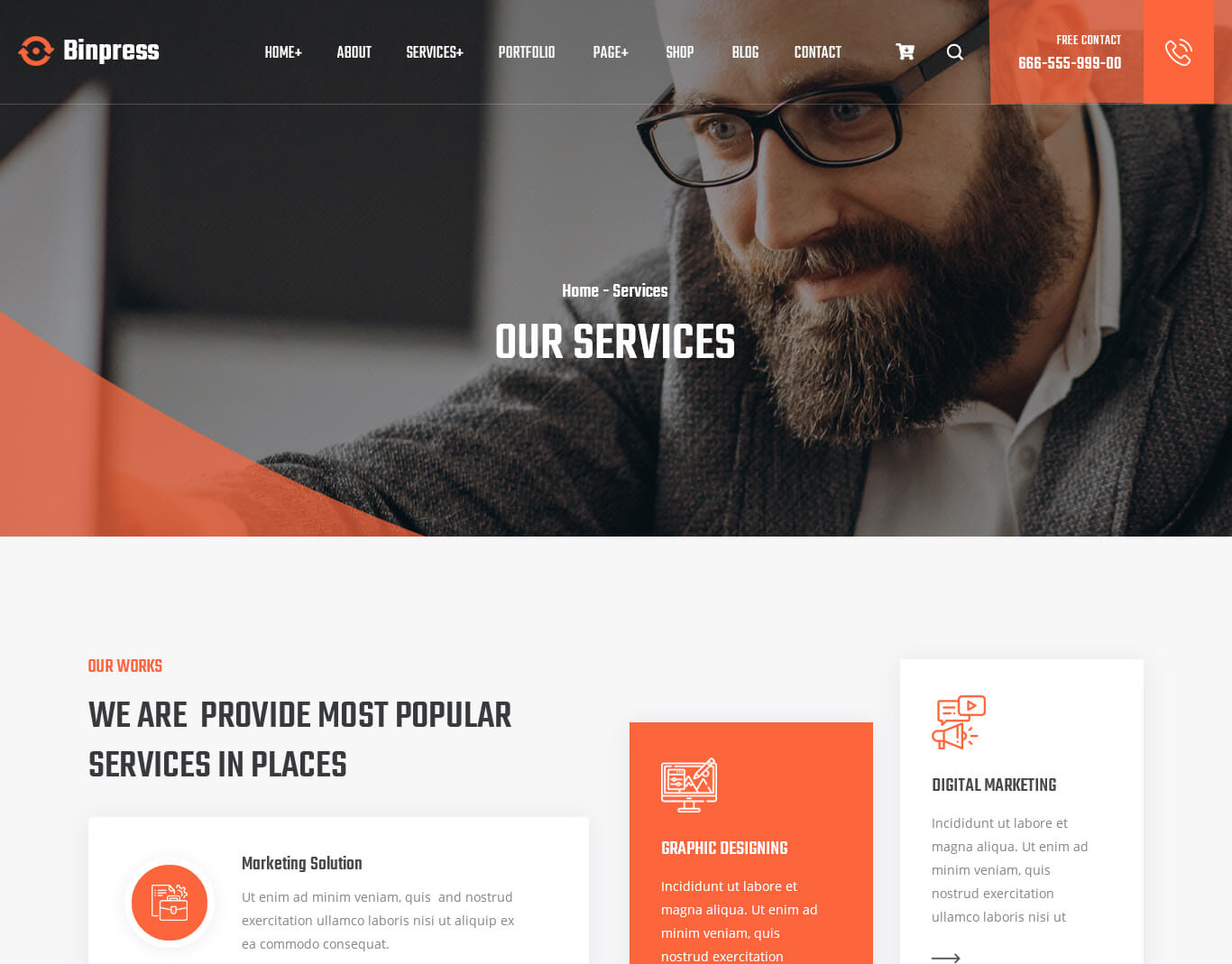 Service Page